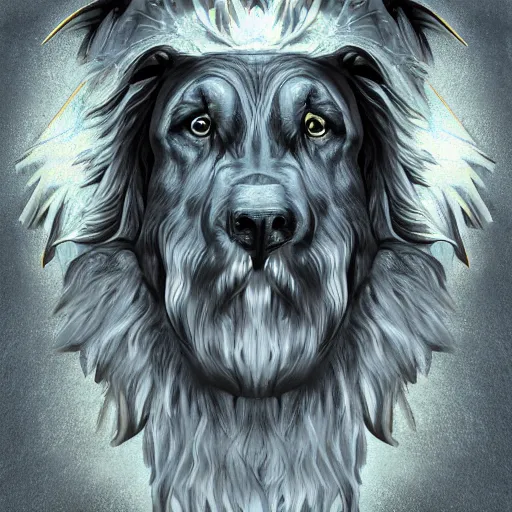 Image similar to zeus, digital art, 8 k