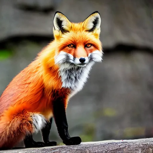 Image similar to beautiful red fox, XF IQ4, 150MP, 50mm, f/1.4, ISO 200, 1/160s, natural light, Adobe Photoshop, Adobe Lightroom, DxO Photolab, Corel PaintShop Pro, symmetrical balance, depth layering, polarizing filter, Sense of Depth, AI enhanced