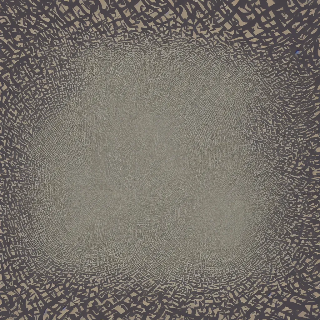 Prompt: a fractal pattern in light caustics