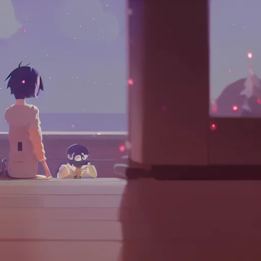 Image similar to if i should die, think only this of me, detailed, cory loftis, james gilleard, atey ghailan, makoto shinkai, goro fujita, studio ghibli, rim light, exquisite lighting, clear focus, very coherent, plain background