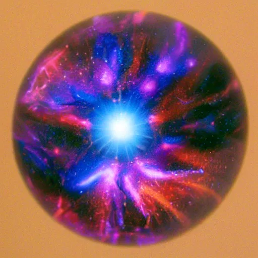 Prompt: d 2 0 with a supernova inside, realistic photography, high detailed