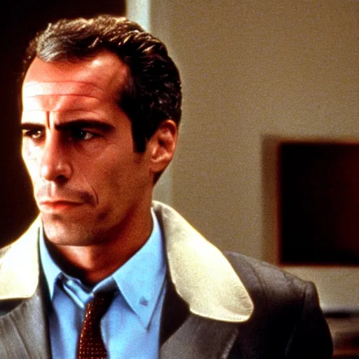 Image similar to Jeffrey Epstein in American Psycho (1999)