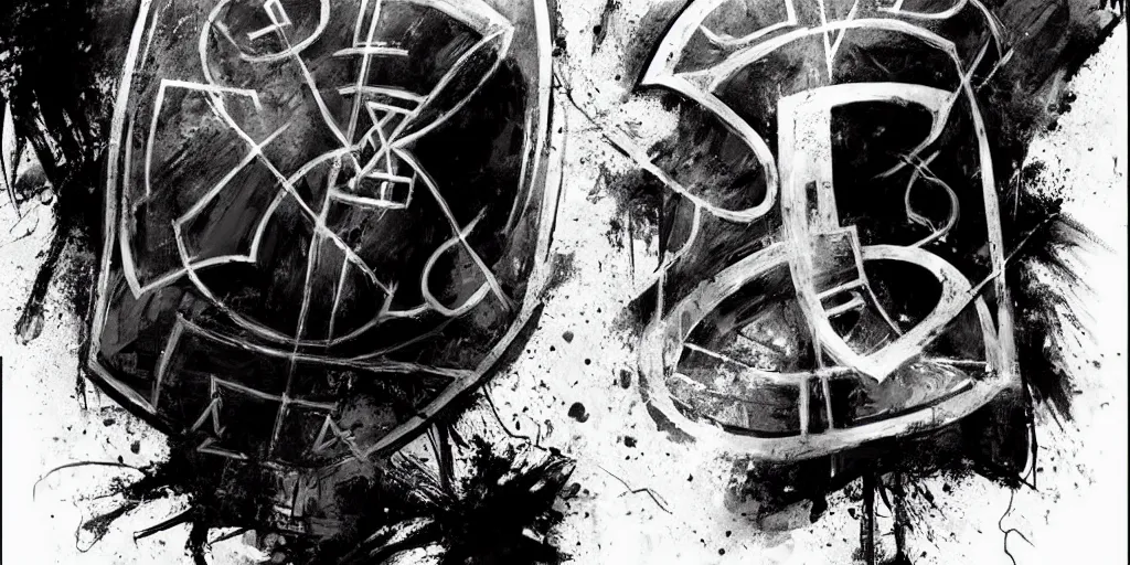 Image similar to magic rune inscription drawn on paper iconography game icon realistic shaded lighting poster by craig mullism, artgerm, jeremy lipkin and michael garmash, digital art, trending on art station kvlt by peder balke by guido crepax by norman bluhm mystic high contrast monochromatic noir