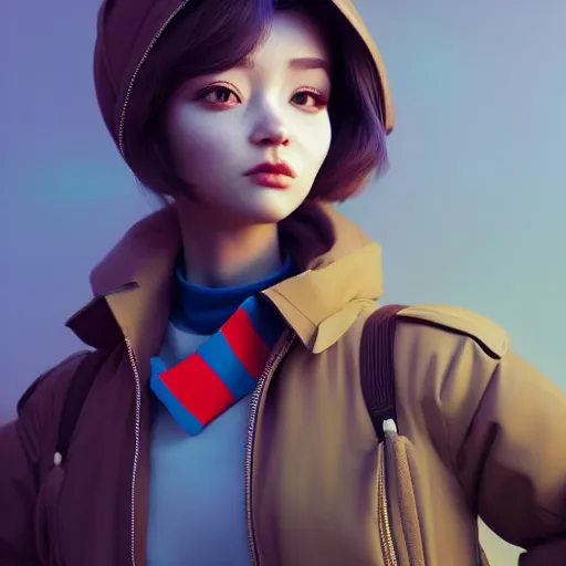 Image similar to olga buzova, ideal pixar character, volumetric lighting, epic composition, hyper detailed, ultra realistic, sharp focus, octane render, volumetric, ray tracing, artstation trending, inspired by north korea, sense of awe