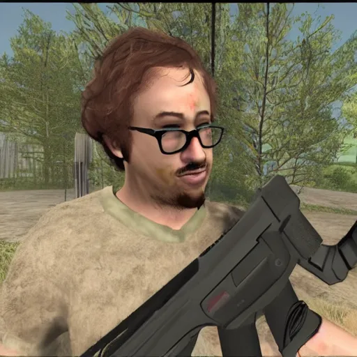 Prompt: sam hyde in l 4 d 2