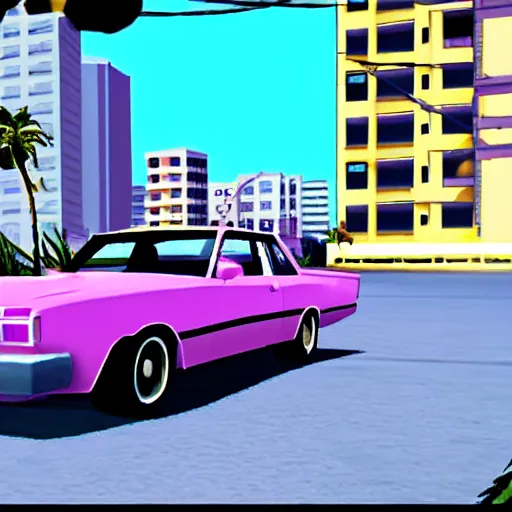 Image similar to gta vice city screenshot