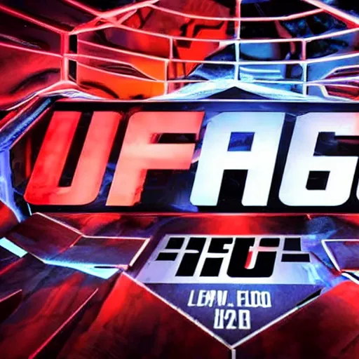 Prompt: the UFC logo in 3D glowing bright in the dark with fireflies around, hyper realistic, Octane render, Unreal Engine 3D