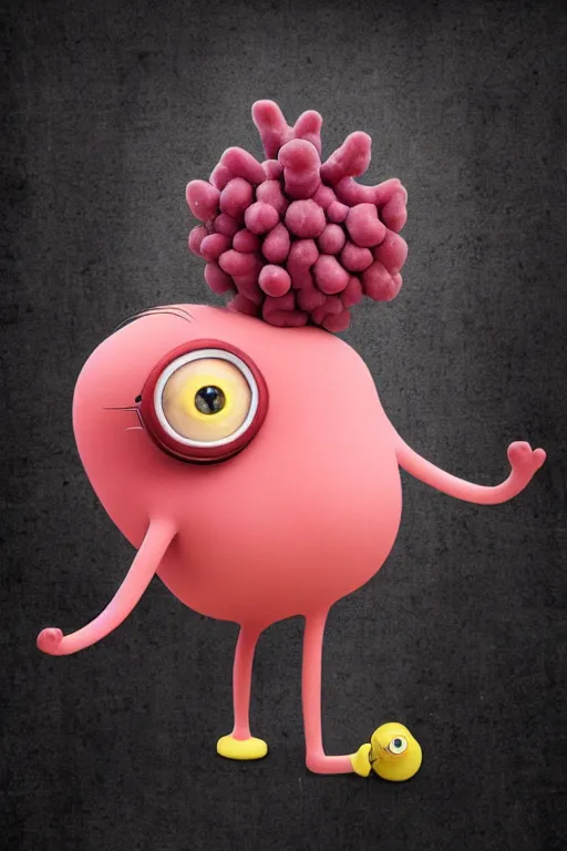 Image similar to plumbus, minion