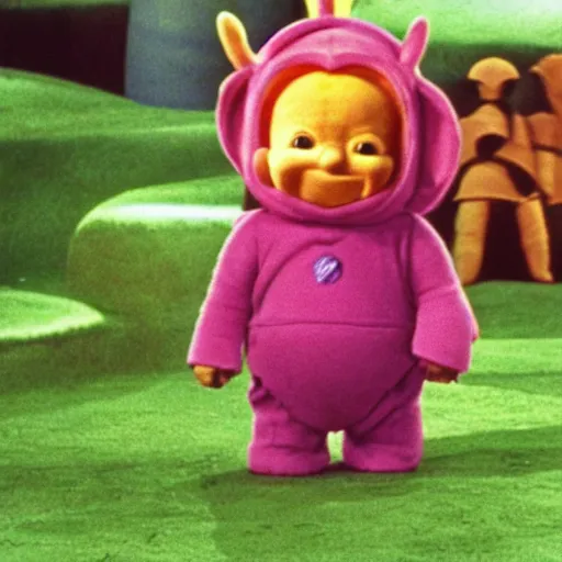 Prompt: obi wan kenobi in teletubbies