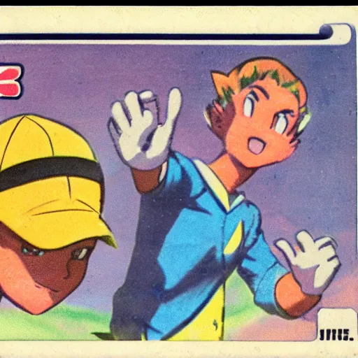 Prompt: pokemon card from the 1 9 5 5