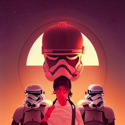 Image similar to face icon stylized minimalist star wars : episode v - the empire strikes back 1 9 8 0, loftis, cory behance hd by jesper ejsing, by rhads, makoto shinkai and lois van baarle, ilya kuvshinov, rossdraws global illumination