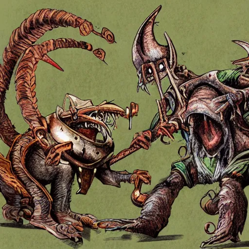 Prompt: a skaven