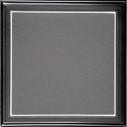 Prompt: filled square canvas of the blackest black ink by karl gerstner, solid color, full frame, 8 k scan, no border