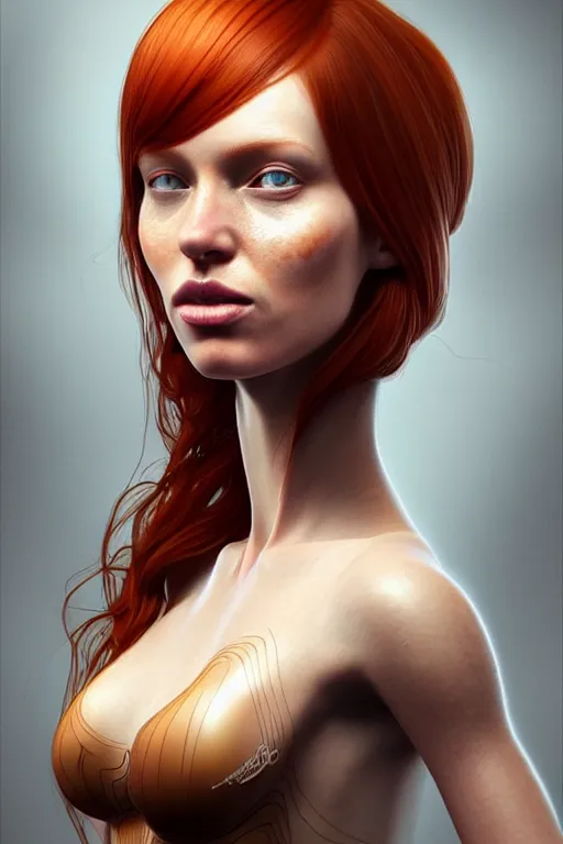 Prompt: epic professional digital art of stunningly gorgeous redhead female starship barista, by leech hannigan, iris van herpen, artstation, cgsociety, wlop, epic, much wow, much detail, gorgeous, detailed, masterpiece