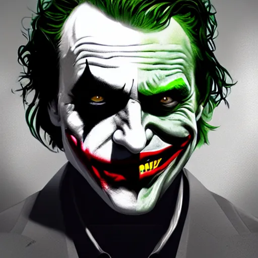 the joker with the batman mask, digital painting, | Stable Diffusion ...