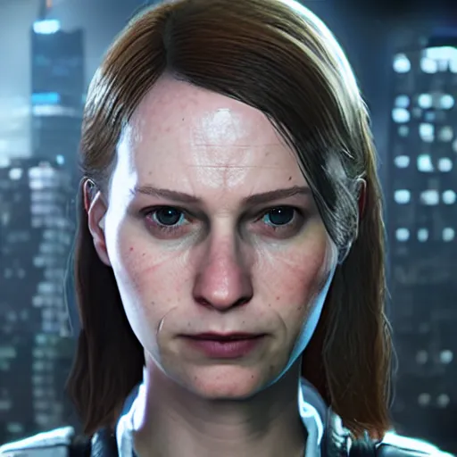 Image similar to Character portrait of Kara from the game Detroit : Become Human