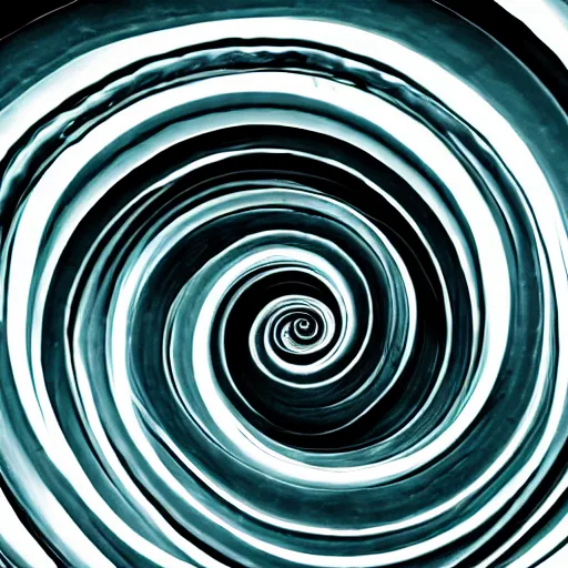 Image similar to photo of a spiral that goes on forever