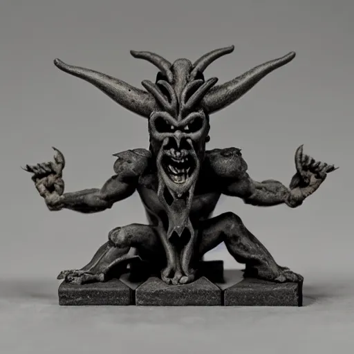 Image similar to poly head chthonic demon