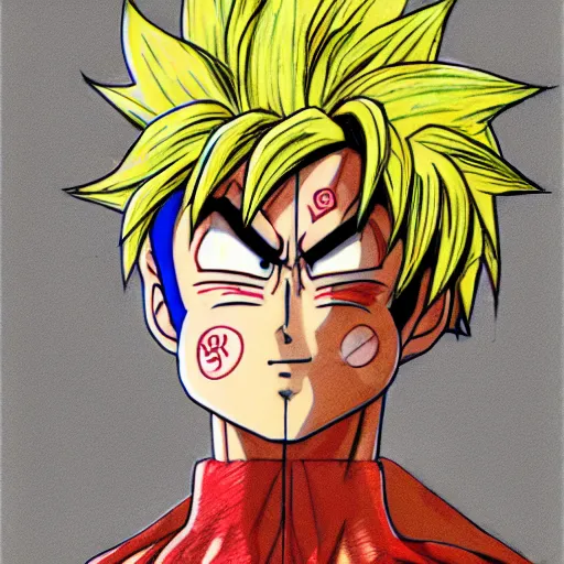 How To Draw Super Saiyan Goku From Dragon Ball Z, Step by Step, Drawing  Guide, by Dawn - DragoArt