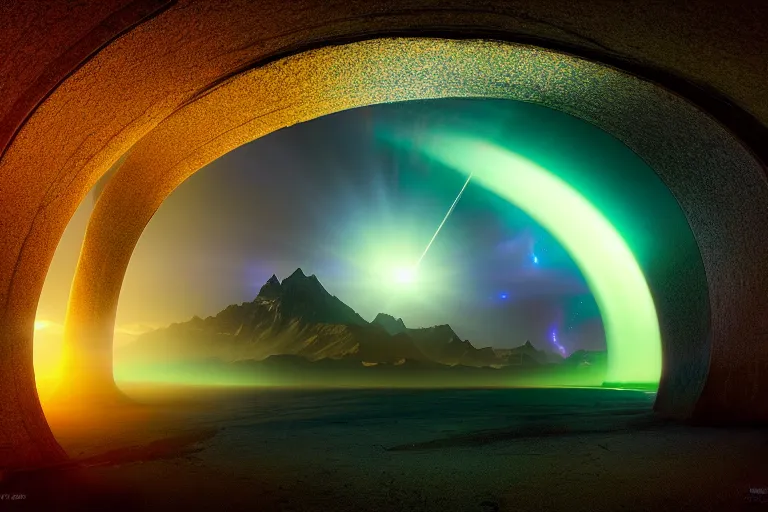 Prompt: photo of a stargate by marc adamus