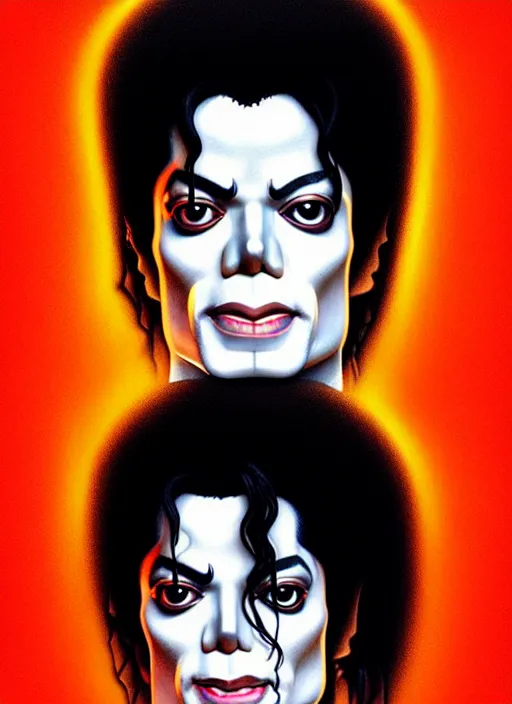 Prompt: symmetry!! portrait of michael jackson in scream music video, cottagecore!! full body, glowing lights!! intricate, elegant, highly detailed, digital painting, artstation, concept art, smooth, sharp focus, illustration, art by artgerm and greg rutkowski and alphonse mucha