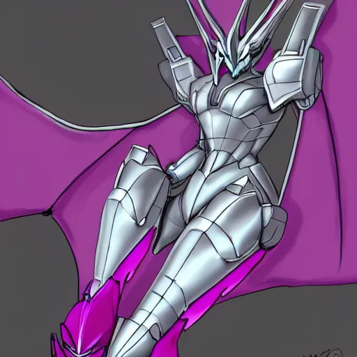 Image similar to very close up foot pov shot, detailed foot shot, paw art, hyperdetailed elegant beautiful stunning hot anthropomorphic mecha female dragon, sharp silver armor fuchsia skin, laying down showing quality mecha dragon feet at camera, furry paw, anthro paw, dragon paw, claws, sleek legs, warframe fanart, furaffinity, deviantart, ekasportal