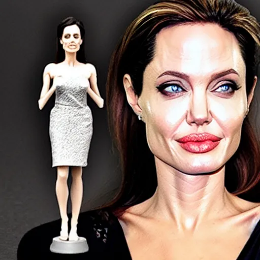 Image similar to angelina jolie bobble head toy