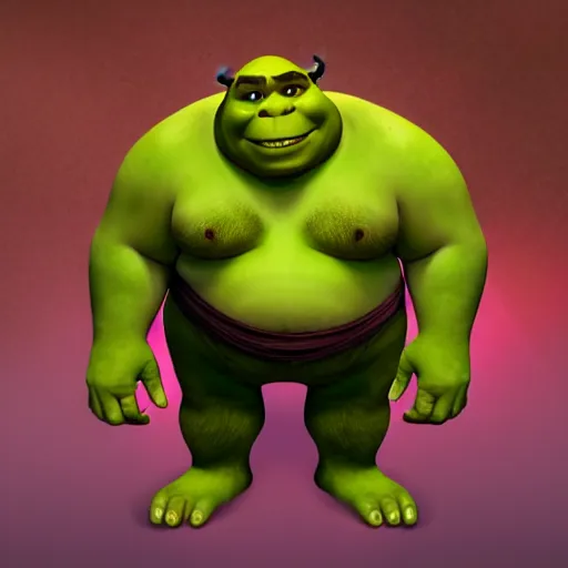 Image similar to shrek as pudge from dota 2 casting hook ability, hyper realistic, 8 k