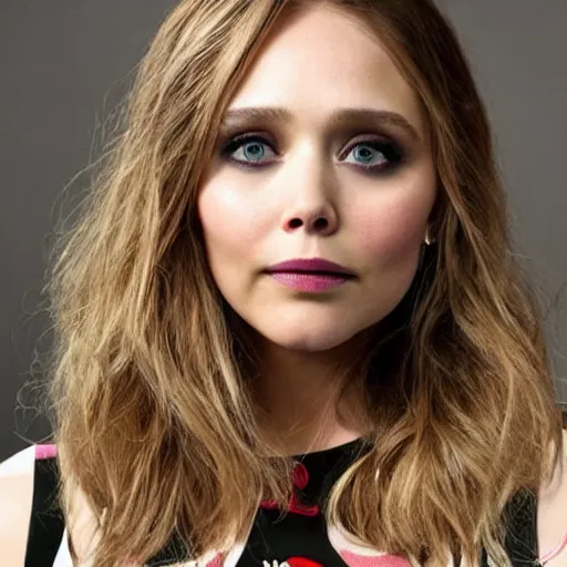 Image similar to elizabeth olsen mixed with jennifer lawrence