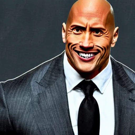 Image similar to Dwayne Johnson is Syndrome from the Incredibles