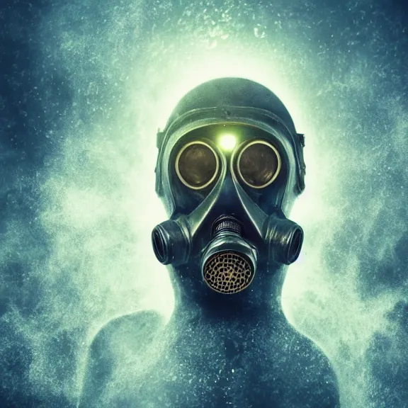 Image similar to fantasy ancient magical gas mask, splash art, movie still, cinematic lighting, dramatic, octane render, long lens, shallow depth of field, bokeh, anamorphic lens flare, 8k, hyper detailed, 35mm film grain