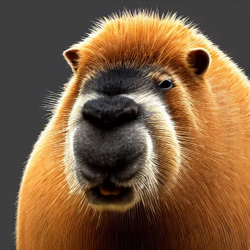 Image similar to hyperrealistic dslr film still of justin bieber disguised as anthropomorphous capybara, stunning 8 k octane comprehensive 3 d render, inspired by istvan sandorfi & greg rutkowski & unreal engine, perfect symmetry, dim volumetric cinematic lighting, extremely hyper - detailed, incredibly real lifelike attributes & flesh texture, intricate, masterpiece, artstation, stunning