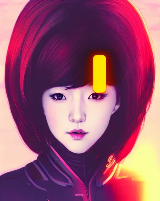 Prompt: kim hyun joo as a cyborg with rose hair, cyborg, warframe, colorful, cinematic, illuminated, sunny day, beautiful girl, advanced technology, futuristic, art by ilya kuvshinov, akiko takase, with cheese, cheese, swiss cheese cheesy