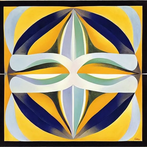 Image similar to georgia o'keeffe symmetry