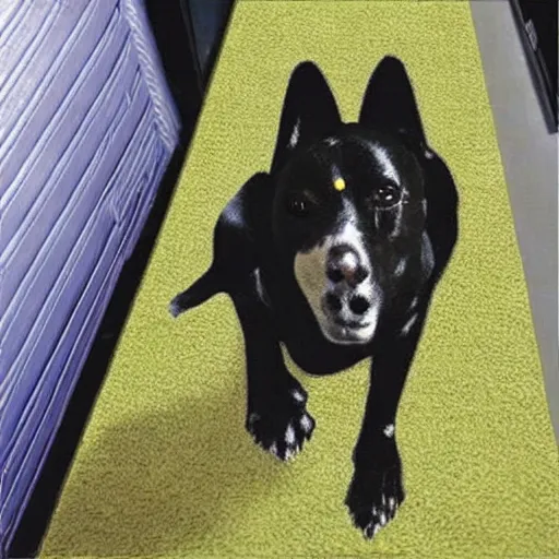 Image similar to magic eye 3 d illusion of a dog