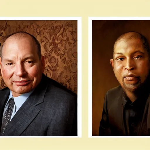 Prompt: lance van hoecke corporate portrait, professional profile photo, hyperreal photo portrait by jonathan yeo, by kehinde wiley, by craig wiley, by david dawson