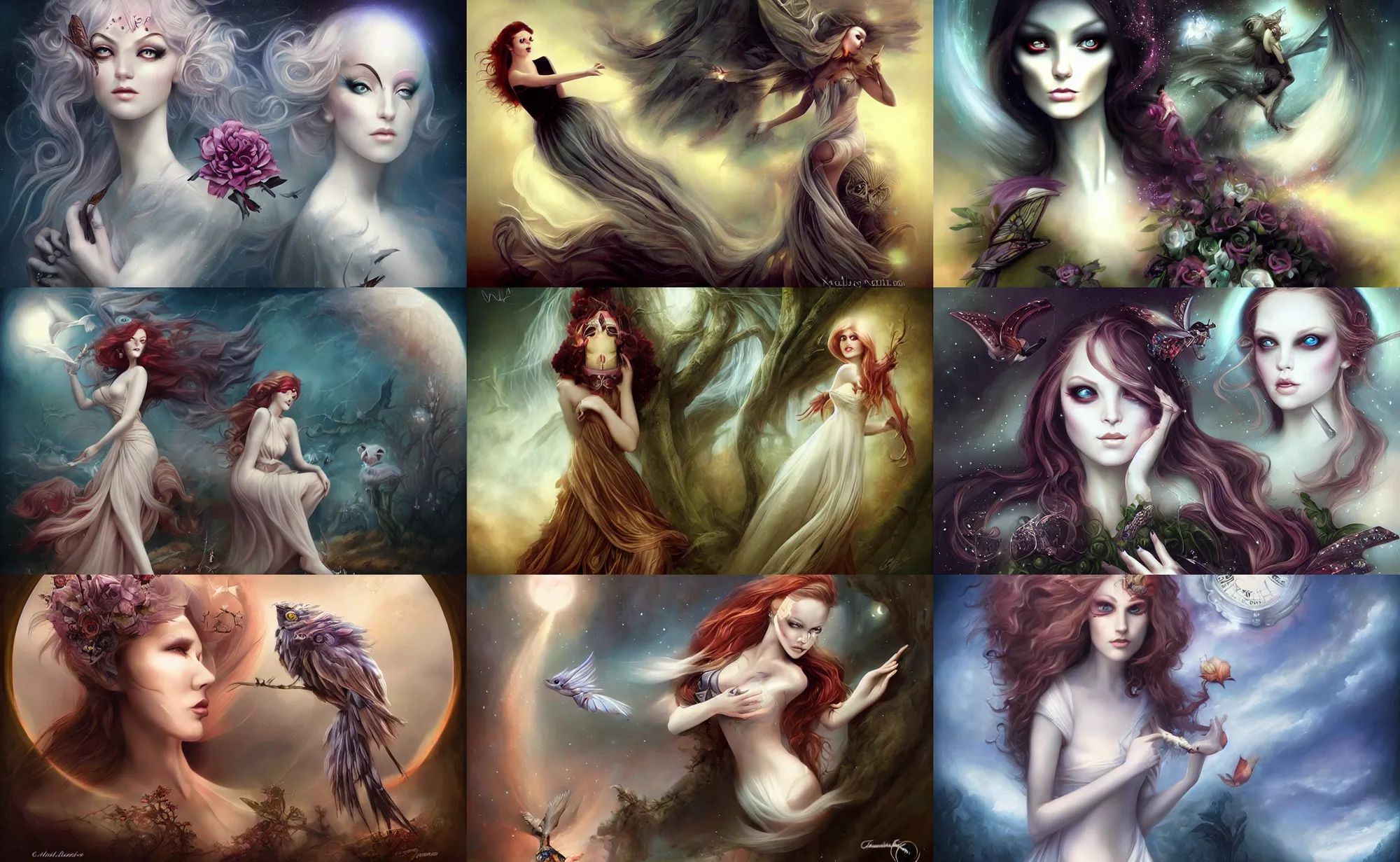 Prompt: time flies by at the speed of the light, fantasy art, by Natalie Shau, by Charlie Bowater, by Mark Brooks