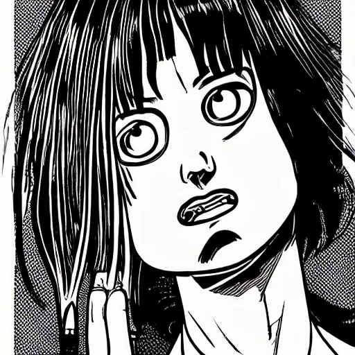 Image similar to ultrarealistic pop art poster from mangaka junji ito, intricate details, sharp details, perfect composition, like real project