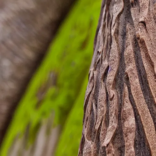 Image similar to close up of a totara tree leaf and bark texture