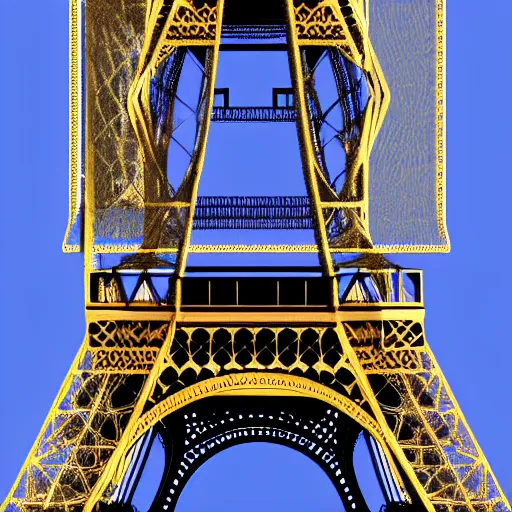 Image similar to rejected designs for the eiffel tower