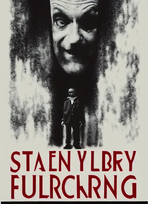 Image similar to poster for stanley kubrick's the shining