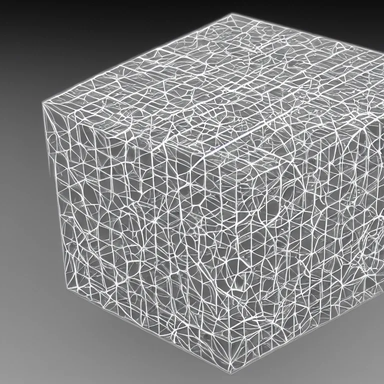 Prompt: 4 th dimensional cube