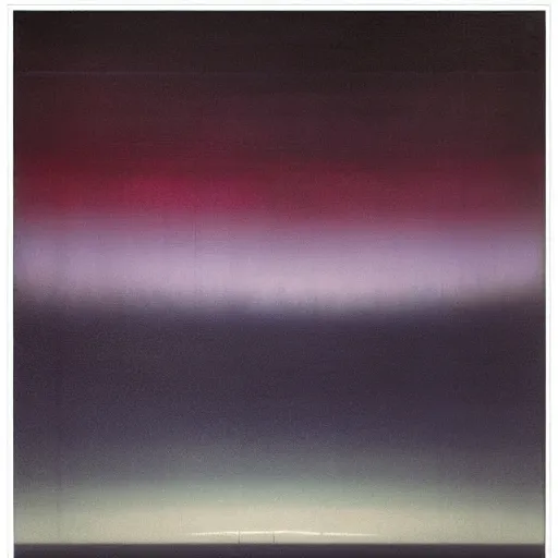 Prompt: the epic abstract painting'blue arctic void with black and red aurora borealis above the black monolith ', by caspar david friedrich!!!, by rothko!!!, stunning masterpiece, trending on artstation