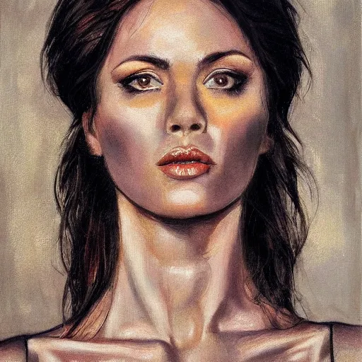 Image similar to portrait of a hot toned woman