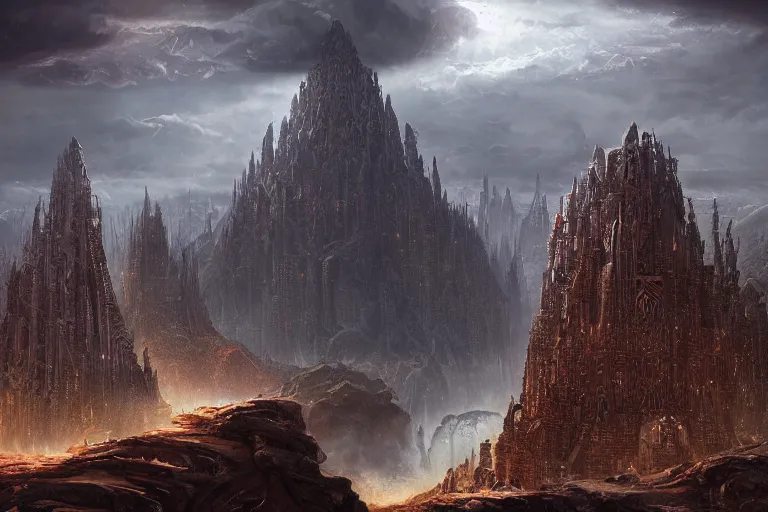 Image similar to the primordial Aztec chaos fantasy landscape by Jessica Rossier and HR Giger