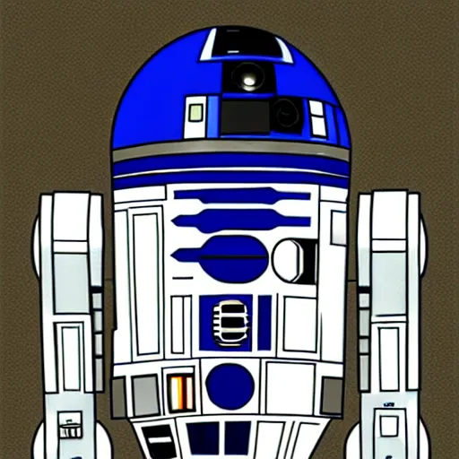 Image similar to r 2 d 2, by ken sugimori