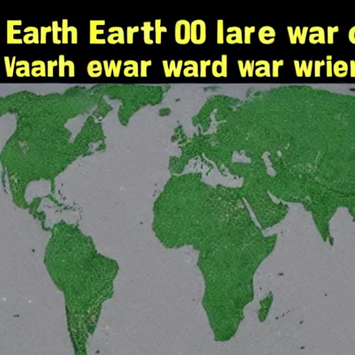 Prompt: earth after 2 0 0 0 years of war