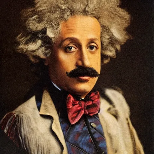 Prompt: french einstein portrait