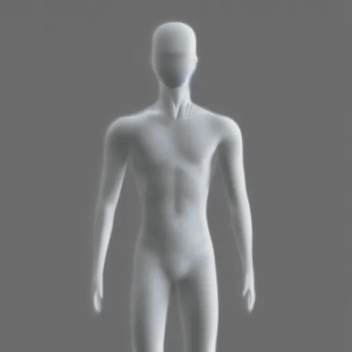 Image similar to a human figure aura, minimal, mist