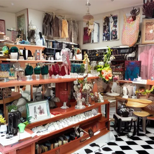 Image similar to Curiosities shop